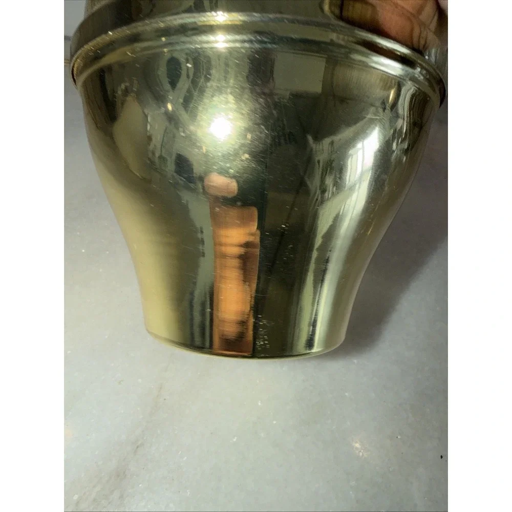 Adorable‎ Mini Brass Urn Style Bedside/desk/table Lamp With Cream Shade AS0002